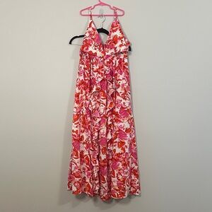 Floral Cut Out Maxi